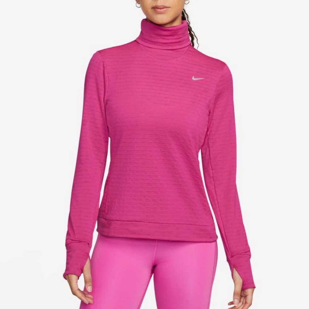 Nike pink Women's Therma- FIT
Element Swift
Turtleneck Running Top
